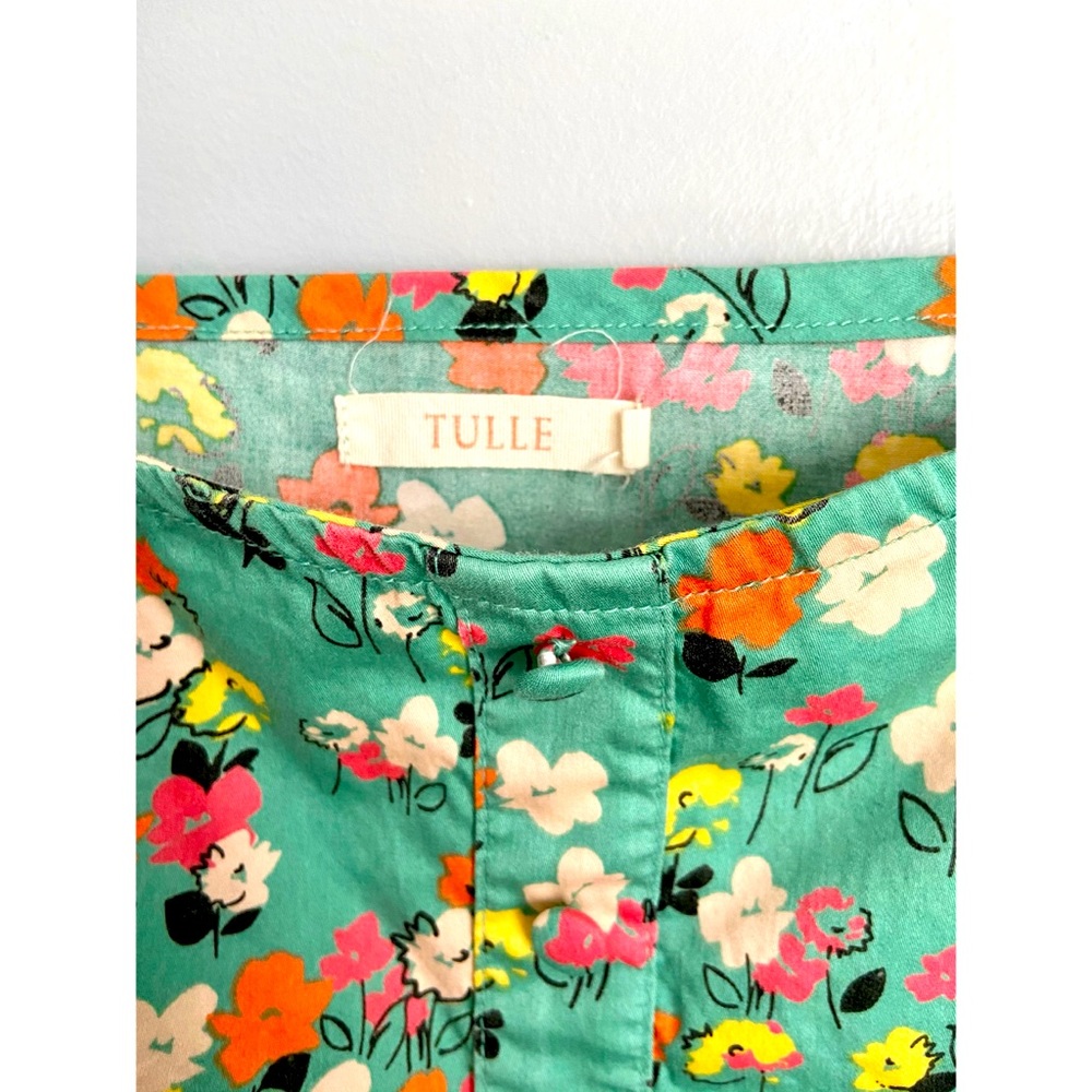 Anthropology Tulle Floral Top - Picture 8 of 8